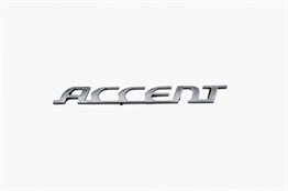 
Hyundai Accent Era 2006- Bagaj Amblemi Acccent Yazısı


